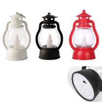 Kit 3 Lampião Vela Decorativa Lâmpada Luz LED Luminária Mini - Inter