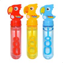 Kit 3 Lança Bolha de Sabão Tubo Papagaio Parrot Bubble 14cm Kit 3 Lança Bolha de Sabão Tubo Papagaio Parrot Bubble 14cm