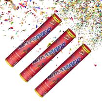 Kit 3 Lança Confete Festa Varias Cores Réveillon Carnaval Kit 3 Lança Confete Festa Varias Cores Réveillon Carnaval