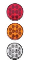 KIT 3 Lanterna Ônibus Caminhão Carreta Bugue Traseira LED 12 volts 96mm