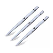 Kit 3 Lapiseiras Retrátil Lápis Branco para Olhos e Marcação Design Expressão Facial Branco Hintz