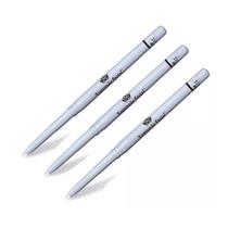 Kit 3 Lapiseiras Retrátil Lápis Branco para Olhos e Marcação Design Expressão Facial Branco Hintz