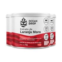 Kit 3 Laranja Moro Ocean Drop Vegana 30 Cápsulas