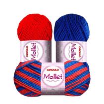 Kit 3 Lãs Mollet 100g Kit 3 Lãs Mollet 100g