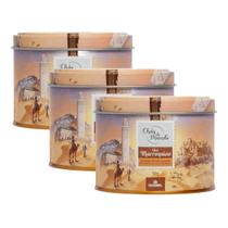 Kit 3 Lata Chás do Mundo Marroquino Chamel 50g Kit 3 Lata Chás do Mundo Marroquino Chamel 50g