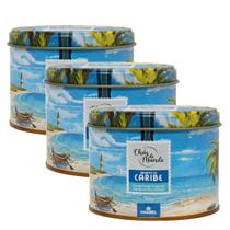 Kit 3 Lata de Chás do Mundo Caribe 50g Chamel Kit 3 Lata de Chás do Mundo Caribe 50g Chamel