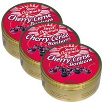 Kit 3 Latas Bala Importada Sweet Originals Cereja 200g Premium Alemã Kit 3 Latas Bala Importada Sweet Originals Cereja 200g Premium Alemã