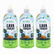 Kit 3 Lava Louça Capim Limão Positiva hipoalergênico 1,260ml