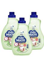 Kit 3 Lava Roupa P/ Bebes Erva Doce Cheiroso Vida Macia