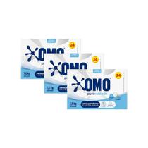 Kit 3 Lava-Roupas em Pó Omo Puro Cuidado 1,6kg