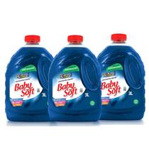 Kit 3 Lava Roupas Liquido Baby Soft Max Performance - Azul 3l Kit 3 Lava Roupas Liquido Baby Soft Max Performance - Azul 3l