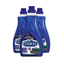 Kit 3 Lava Roupas Líquido Coquel Roupas Escuras 1,5L Cada Kit 3 Lava Roupas Líquido Coquel Roupas Escuras 1,5L Cada