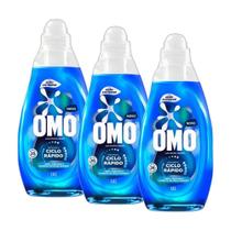 Kit 3 Lava-Roupas Líquido Omo Ciclo Rápido Ação Antiodor Frasco 1,4L cada Kit 3 Lava-Roupas Líquido Omo Ciclo Rápido Ação Antiodor Frasco 1,4L cada