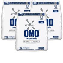 Kit 3 Lava-Roupas Pó Omo Perfect White Pacote 4kg Atacado Kit 3 Lava-Roupas Pó Omo Perfect White Pacote 4kg Atacado
