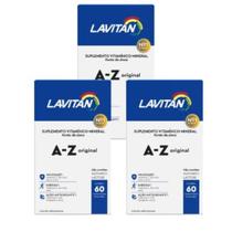 KIT 3 Lavitan A-Z Original com 3X60 Comprimidos