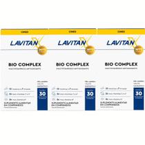 Kit 3 Lavitan BioComplex 30 Comprimidos Cimed Kit 3 Lavitan BioComplex 30 Comprimidos Cimed