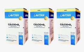 Kit 3 Lavitan Cálcio + Vit D3 60 Capsulas - Cimed Kit 3 Lavitan Cálcio + Vit D3 60 Capsulas - Cimed