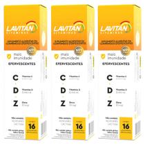 Kit 3 Lavitan CDZ 16 Comprimidos Efervescentes - Cimed