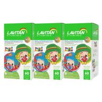 Kit 3 Lavitan Kids Vitaminas Mastigáveis Patati Patatá Cimed Kit 3 Lavitan Kids Vitaminas Mastigáveis Patati Patatá Cimed