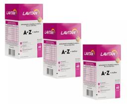 Kit 3 Lavitan Mulher Vitaminas De A a Z com 60 Cps - Cimed