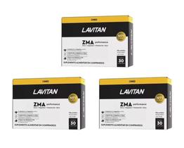 Kit 3 Lavitan ZMA Performance 30 Comprimidos