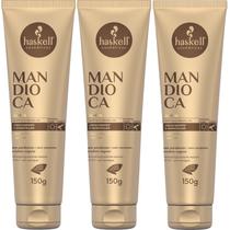 Kit 3 Leave in Haskell Creme De Pentear Mandioca 150gr Kit 3 Leave in Haskell Creme De Pentear Mandioca 150gr