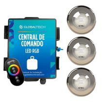 Kit 3 LED RGB 20W + Central de Comando Globaltech 120W Kit 3 LED RGB 20W + Central de Comando Globaltech 120W