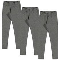 Kit 3 Legging Infantil Menina SEM Flanela com Elástico no Cós Básica Malwee Original Confortável Kit 3 Legging Infantil Menina SEM Flanela com Elástico no Cós Básica Malwee Original Confortável