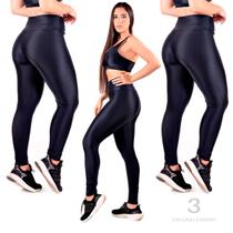 Kit 3 Legging Preta Suplex Poliamida Feminina Original Gomax