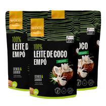 Kit 3 Leite de Coco em Pó 100% Puro Vegano Sem Lactose 907g Kit 3 Leite de Coco em Pó 100% Puro Vegano Sem Lactose 907g