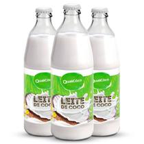 Kit 3 Leite de coco QualiCôco 500ml Kit 3 Leite de coco QualiCôco 500ml