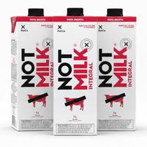 Kit 3 Leite Vegetal Integral NOT MILK 1L 100% Vegetal Kit 3 Leite Vegetal Integral NOT MILK 1L 100% Vegetal