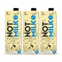 Kit 3 Leite Vegetal NOT MILK Baunilha 1L Kit 3 Leite Vegetal NOT MILK Baunilha 1L