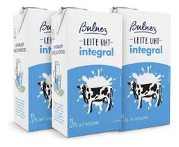Kit 3 Leites Uht Integral Bulnez 1l Caixa Com Lactose Sem Adição De Açucares E 3% De Gordura Kit 3 Leites Uht Integral Bulnez 1l Caixa Com Lactose Sem Adição De Açucares E 3% De Gordura