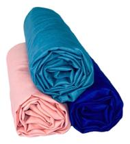 Kit 3 Lençóis Casal Sortidos Com Elástico Microfibra 1 Sortid Kit 3 Lençóis Casal Sortidos Com Elástico Microfibra 1 Sortid