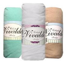 Kit 3 Lençol Bebê Berço Americano com elástico 100% algodão coleção Vivaldi 66.02.0001 Sul Brasil