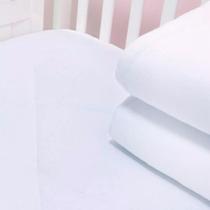 Kit 3 Lençol Branco Berço Americano de Algodão