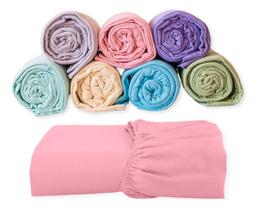 Kit 3 Lençol Casal Avulso C/ Elástico 100 Algodão Malha Kit 3 Lençol Casal Avulso C/ Elástico 100 Algodão Malha