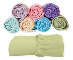 Kit 3 Lençol Queen Avulso C/ Elástico 100 Algodão Malha