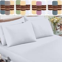 Kit 3 Lençol Solteiro Avulso de Malha 100% Algodão com Elástico Buettner Kit 3 Lençol Solteiro Avulso de Malha 100% Algodão com Elástico Buettner