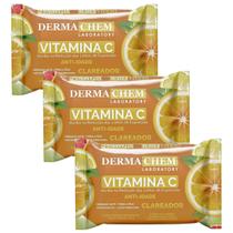 Kit 3 Lenços Demaquilante Reduz Rugas Vitamina C E Dermachem
