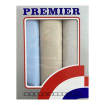 Kit 3 Lenços Social Masculino 39cm x 39cm