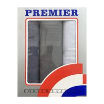 Kit 3 Lenços Social Masculino 39cm x 39cm