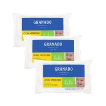 Kit 3 Lenços Umedecidos Tradicional 50 unidades Granado Kit 3 Lenços Umedecidos Tradicional 50 unidades Granado