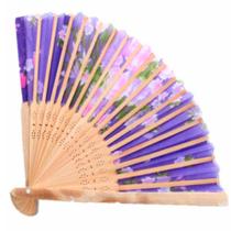 Kit 3 Leques Japonês Madeira Bambu Oriental Ornamental Kit 3 Leques Japonês Madeira Bambu Oriental Ornamental