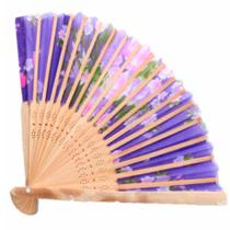 Kit 3 Leques Japonês Madeira Bambu Oriental Ornamental Kit 3 Leques Japonês Madeira Bambu Oriental Ornamental