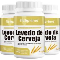 Kit 3 Levedo de Cerveja Complexo B 400 Comprimidos 500mg Fitoprime