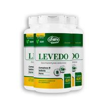 Kit 3 Levedo de Cerveja Complexo B, Selenio e Ferro Unilife