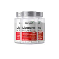 Kit 3 Licopeno de Tomate+Selênio Katiguá 60 Cápsulas Kit 3 Licopeno de Tomate+Selênio Katiguá 60 Cápsulas