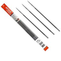 Kit 3 Limas Redonda Afiar Motosserra 8x5/32 Fina Nicholson